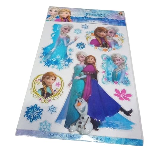 Adesivo Alto-Relevo para Decoração- Frozen