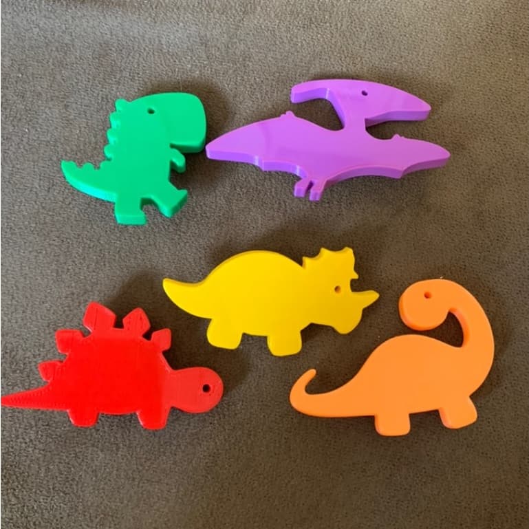 Kit Ganchos Dino Pendurador de Parede Cabideiro de roupa bolsa espelho quarto bebê Dinossauro