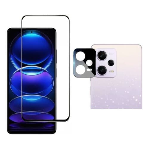 Película Vidro 3d + Câmera Para Xiaomi Redmi Note 12 4g