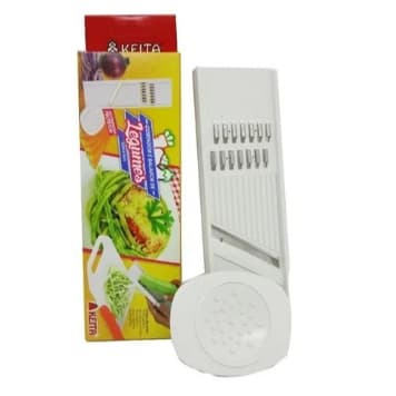 Cortador E Ralador De Legumes Dupla Face Prático e Fácil Limpeza Acompanha Protetor Keita