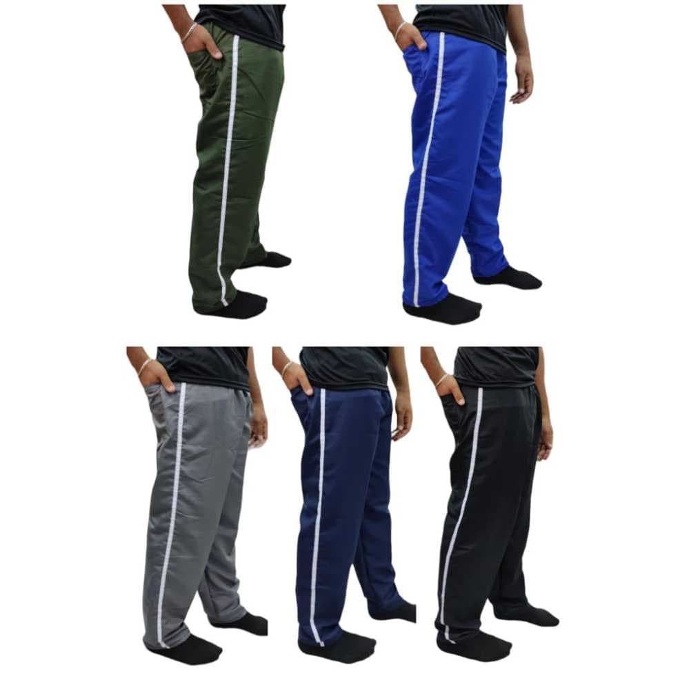 Kit 5 Calças Tactel Esportiva Masculina Secagem Rápida Lisa e Confortável
