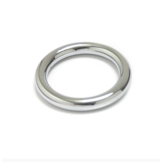 kit 50 Argola cromada metal para cortina varão 28mm