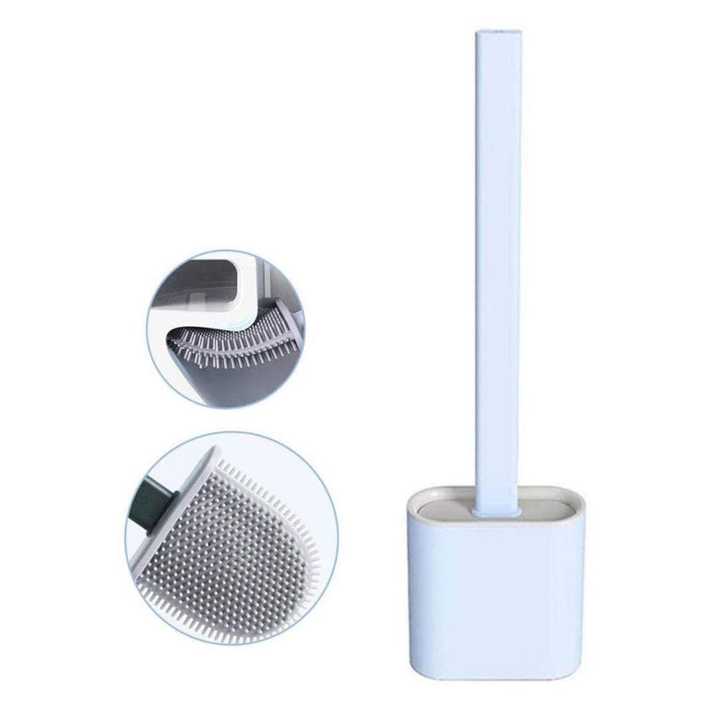 Escova Sanitária Multiuso de Silicone Com Suporte