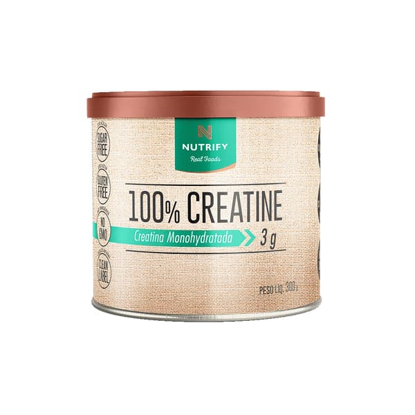 100% Creatine - Creatina em Pó 300g - Nutrify