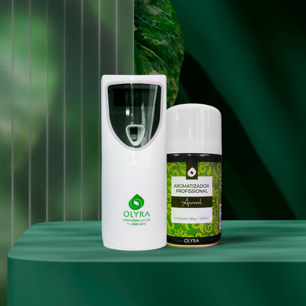Kit Aromatizador Para Ambientes Aero Branco 35m² + 1 Recarga Aero 280ml