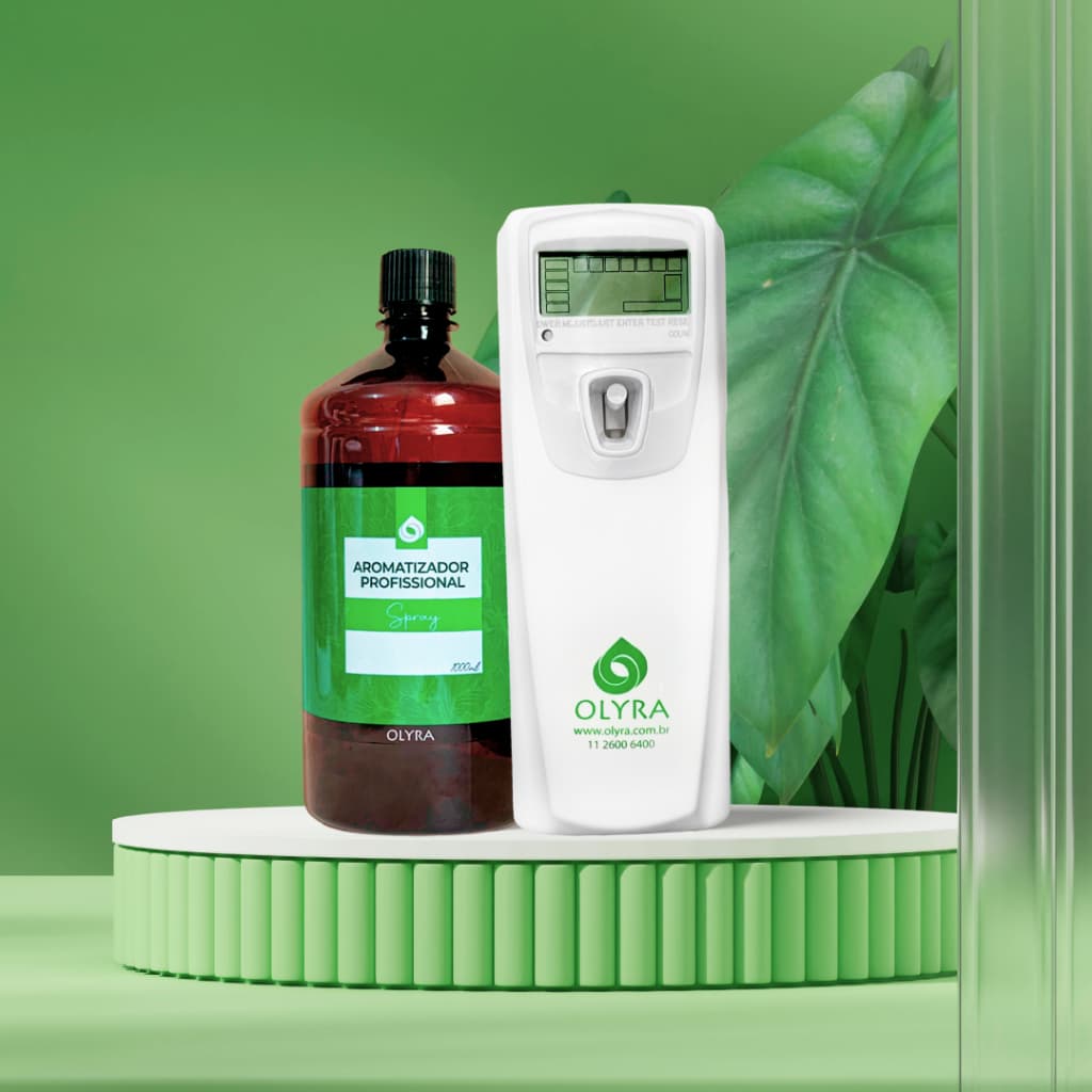 Kit Aromatizador Para Ambientes Líquida 2.0 15m² + 1 Recarga Líquida 1L