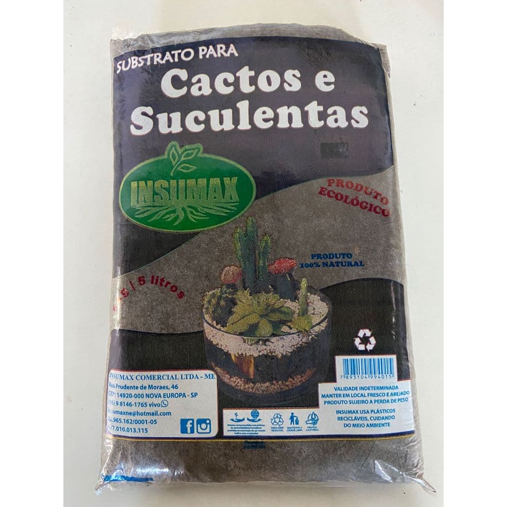 Substrato Para Cactos E Suculentas