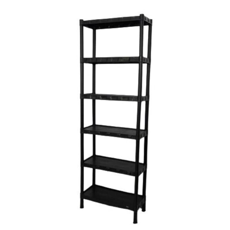 Estante Organizadora Plastico Com pezinhos 6 Prateleiras 1,64x55x25cm, Ideal para  Escritório livros