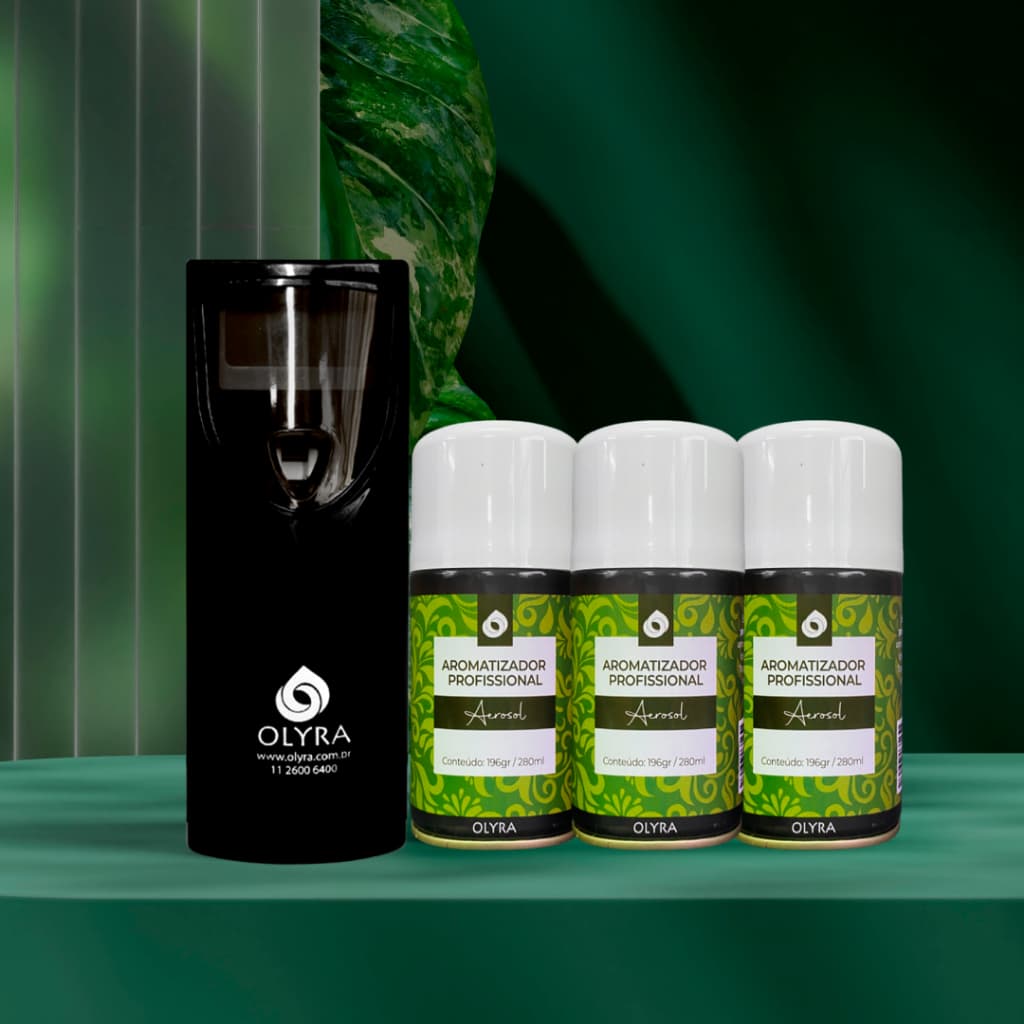 Kit Aromatizador Para Ambientes Aero 35m² + 3 Recarga Aero 280ml