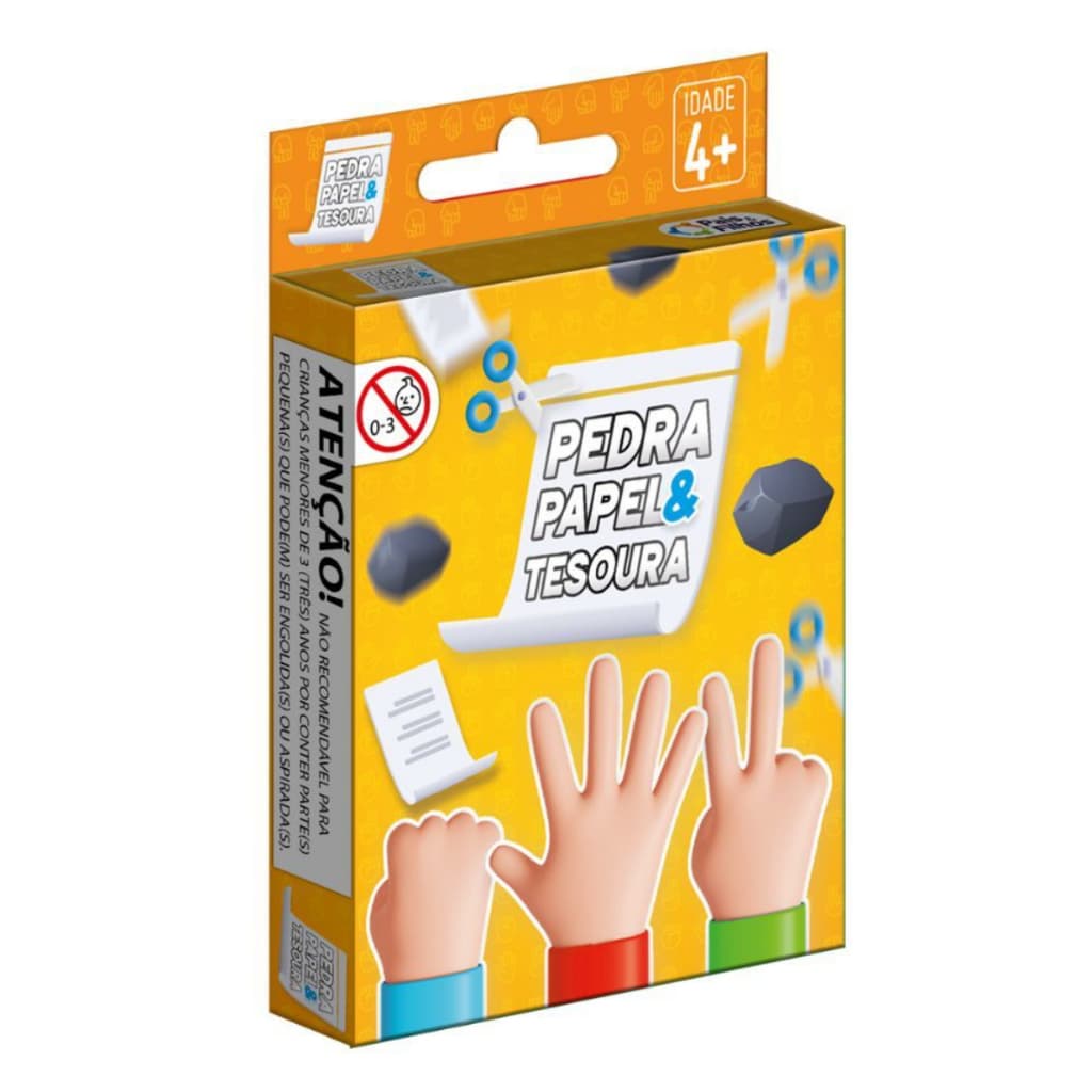 Jogo De Cartas Pedra Papel E Tesoura Pais E Filhos