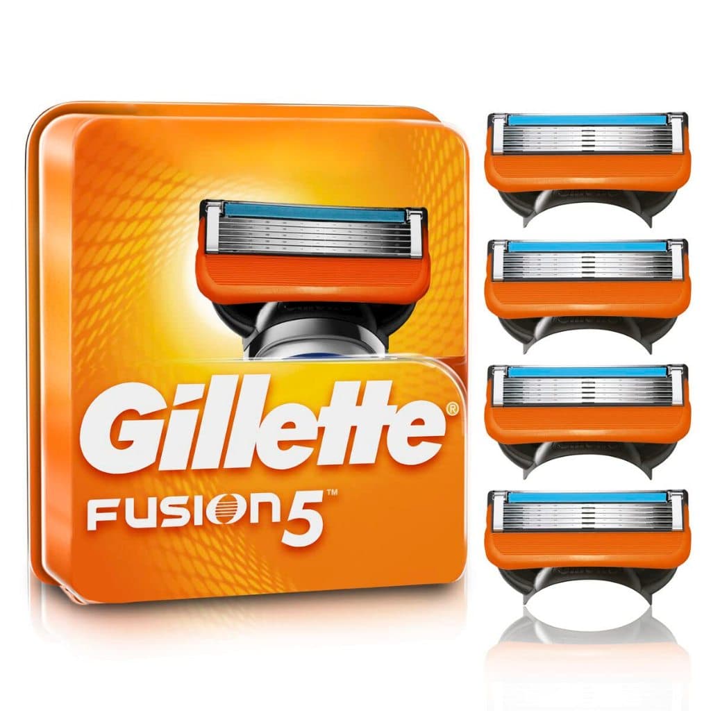 CARGA REFIL LÂMINA GILLETTE FUSION 5 - 4 CARTUCHOS FUSION5