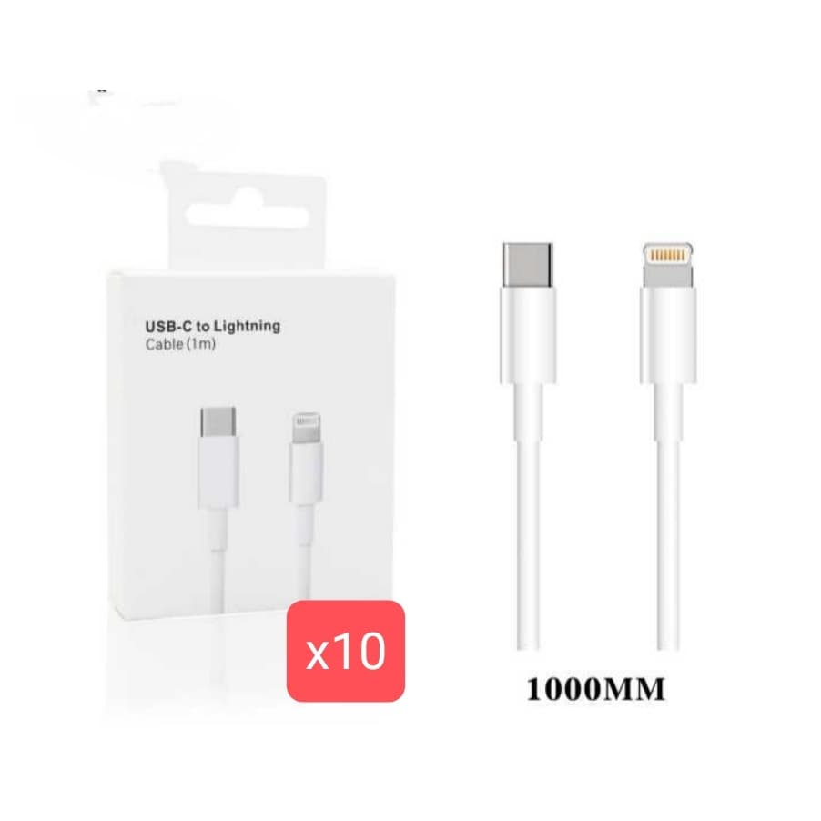 kit 10/6 Cabo PD para IOS Conexão Lightning x Type-C Altomex - AL-33-PD