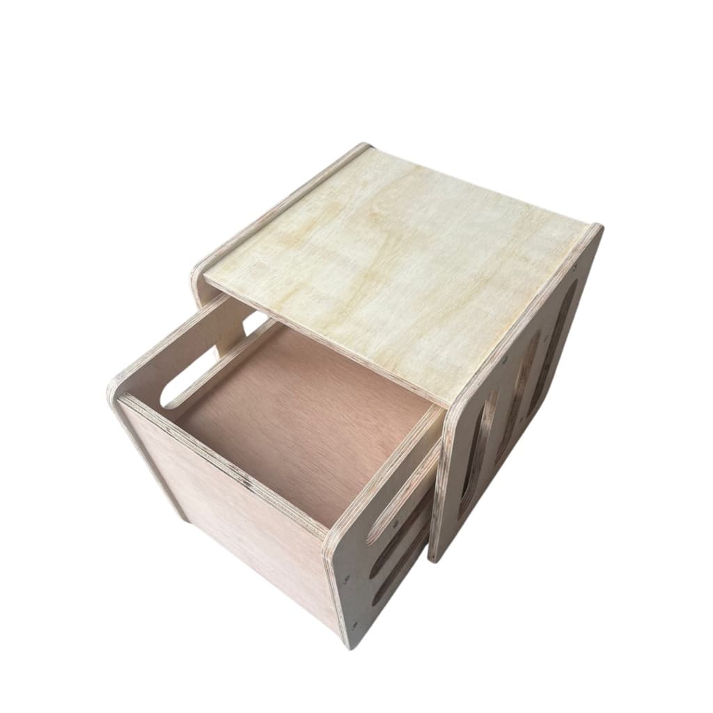 Mesa Montessori com Cadeira Cubo Infantil