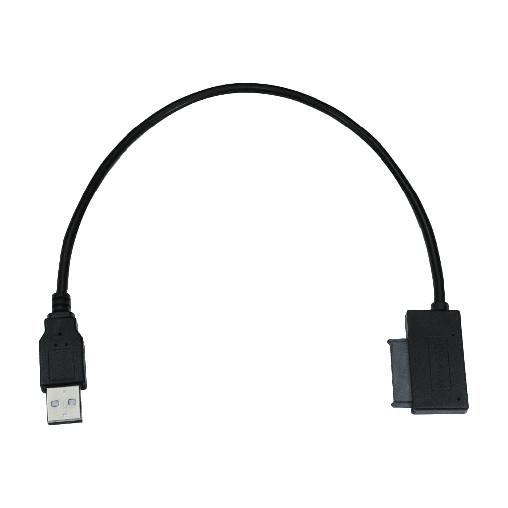 Cabo Adaptador USB 2.0 Para CD/DVD ROM Slimline de Notebook Mini Sata