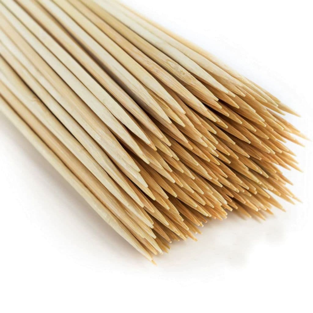Palito para Churrasco Cozinha de Bambu com 50 Unidades