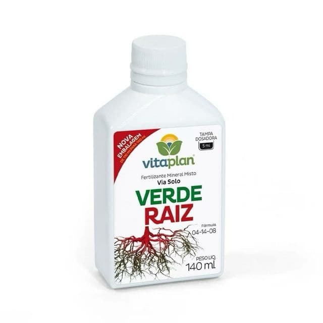 Fertilizante Mineral Verde Raiz Vitaplan 140ml