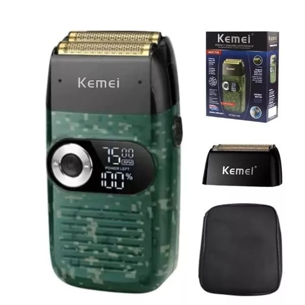 Barbeador Shaver recarregável Profissional Kemei Km 2027