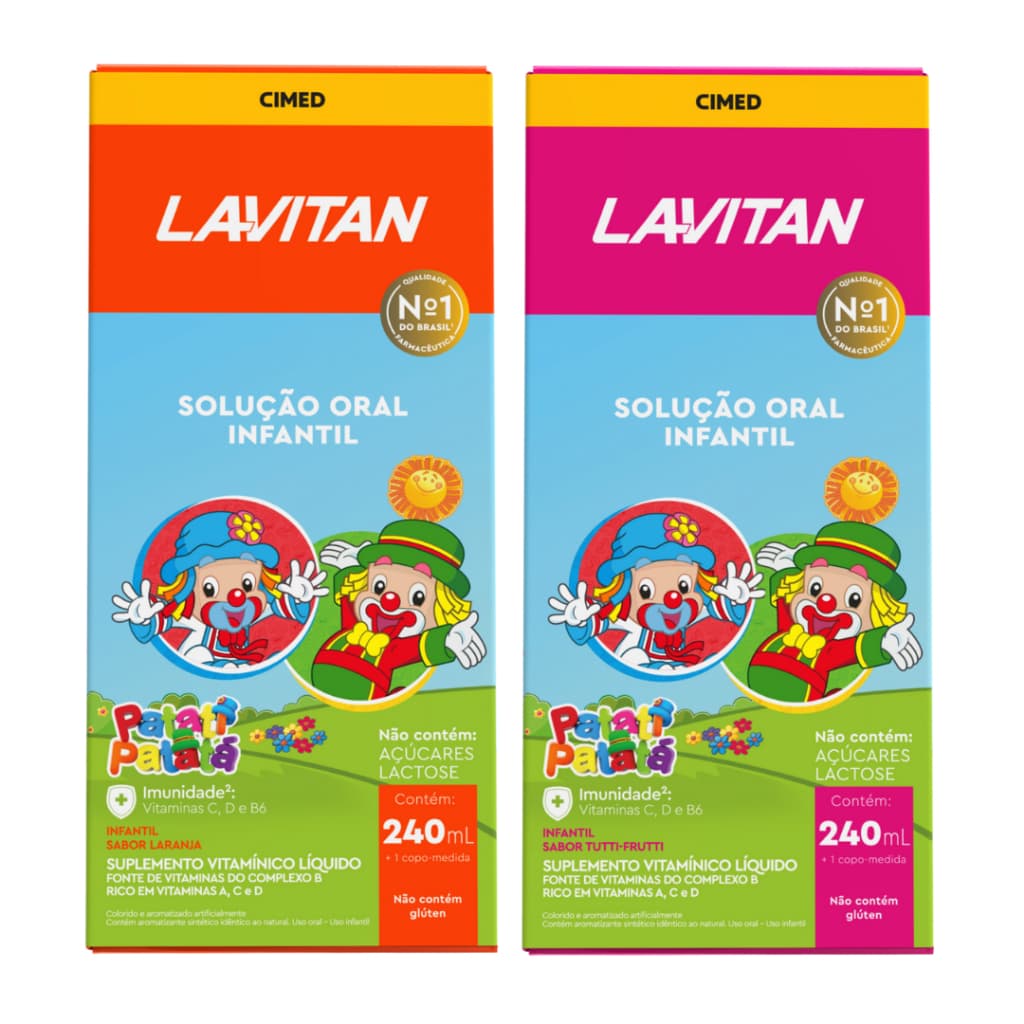 Kit C/ Lavitan Patati Patata Tutti-frutti C/ 60 + Lavitan Patati Patata Cimed