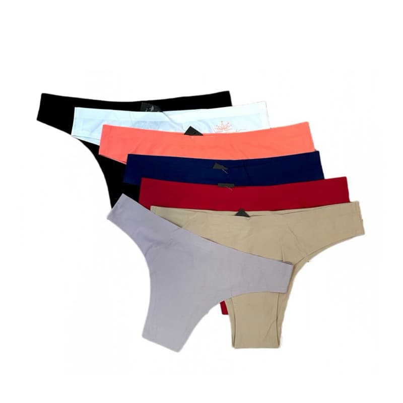 Kit Calcinhas Sem Costura Tanga Corte a Laser