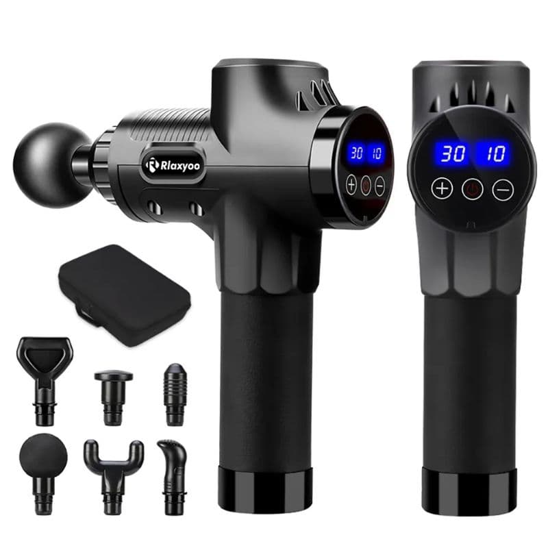 Massageador Corporal Recarregavel usb Rlaxyoo S1/S2/S3 Pistola Massageadora Corporal Profissional BR