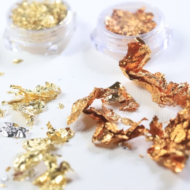 Kit 6 Folha de Ouro D&Z #Dourado #Prata #Cobre
