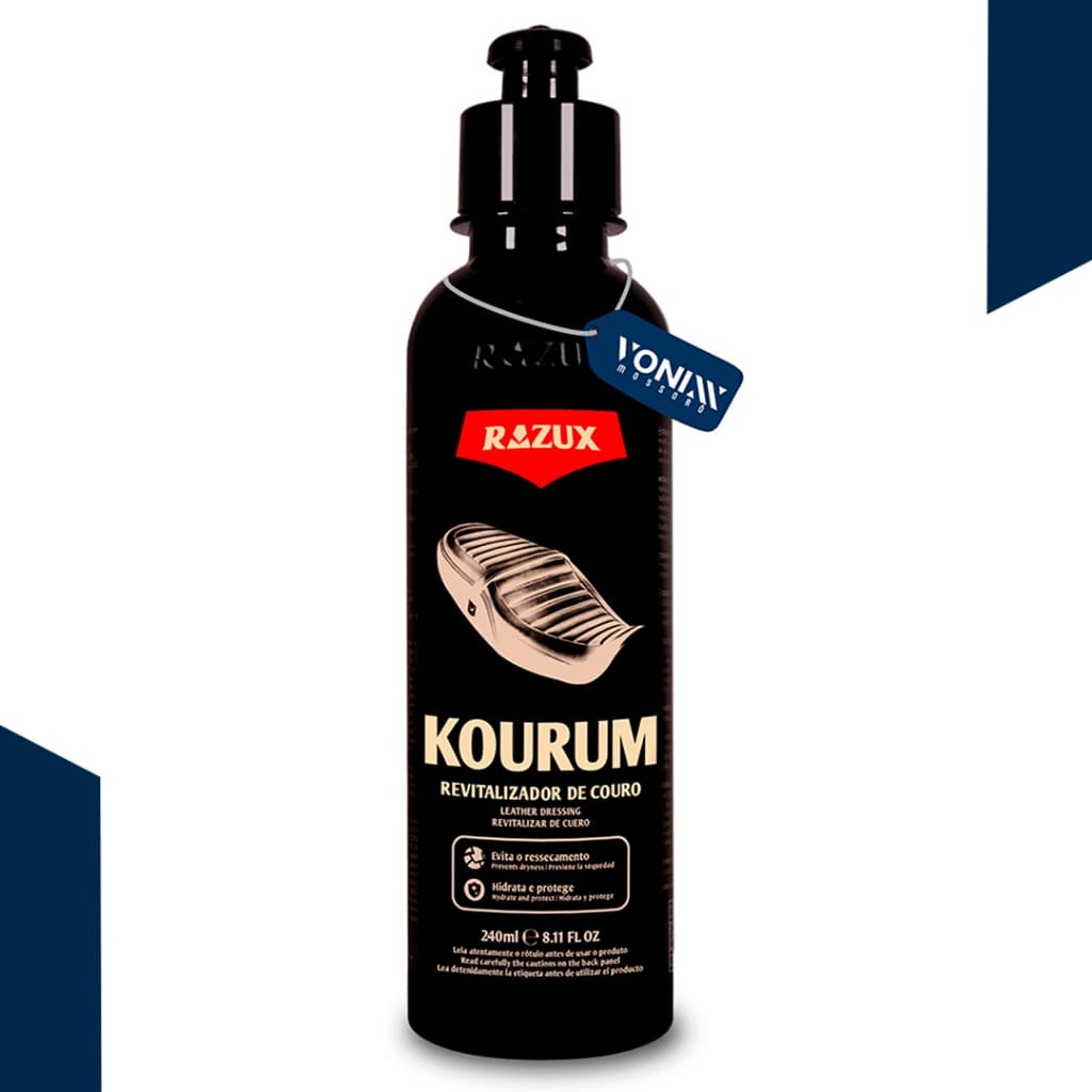 Kourum  Hidratante Revitalizador de Couro  Razux/Vonixx 240ml
