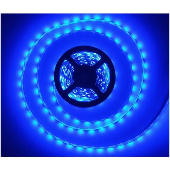Fita LED Azul 5 metro 5050 IP20, 12V Super Led