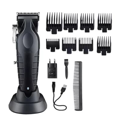 Máquina Cortar Cabelo Profissional 5w Sem Fio Kemei KM 2296
