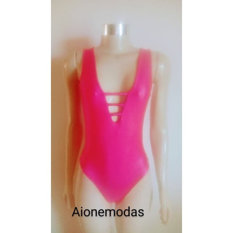 Body decote v Lycra