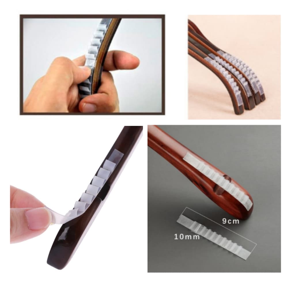 Adesivo Silicone P/ Cabides Antiderrapante 3m - 100 peças/ 50 pares Promoção