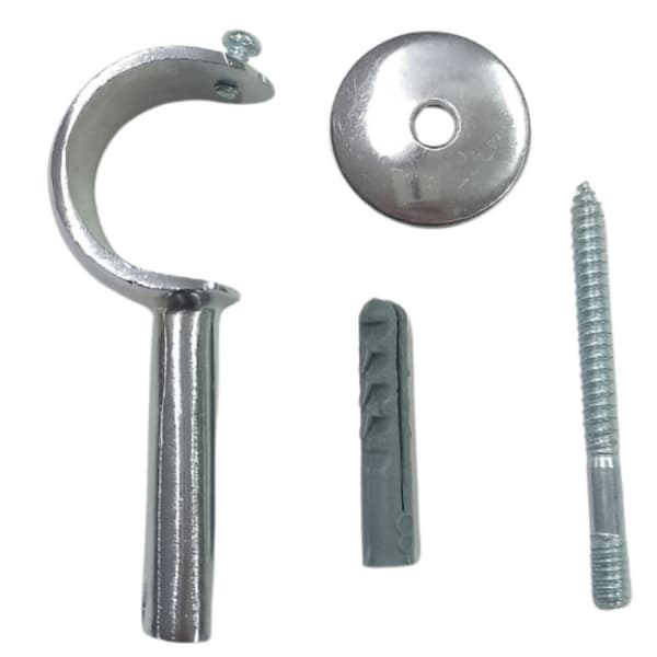 Suporte De Cortina De Varão De Aluminio Diversas Cores 28mm