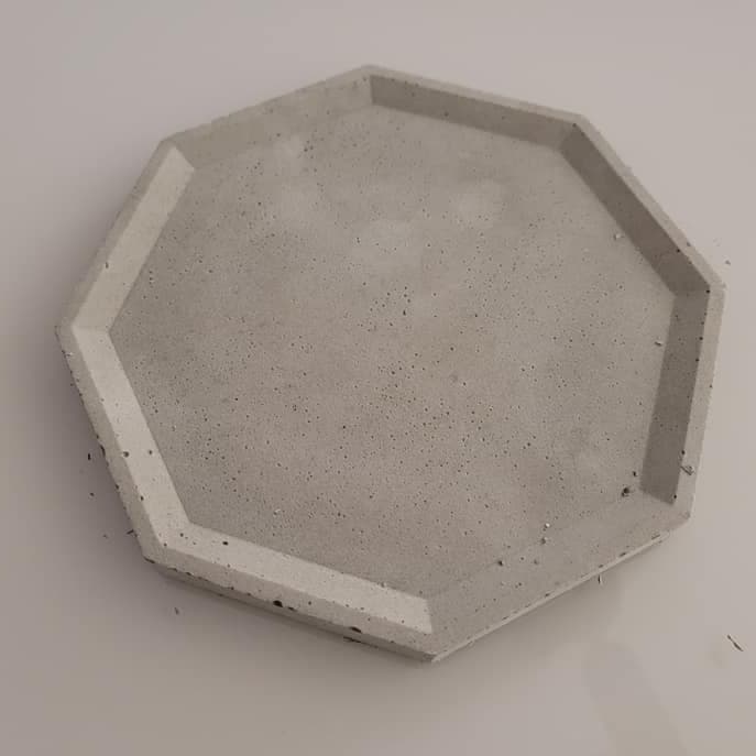Base Prato Octogonal Para Vasos Plantas 19 Cm GD MALEOGA®