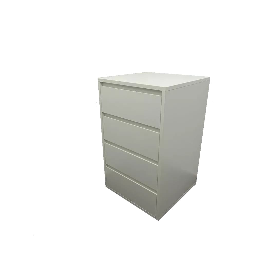 Gaveteiro 4 Gavetas Branco Cava 100%mdf 70x36x38