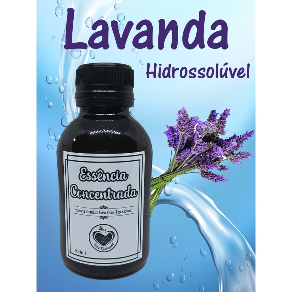 HS Essência Lavanda 100ml Hidrossolúvel Umidificador Difusor Elétrico Água de Lençol Água Perfumada