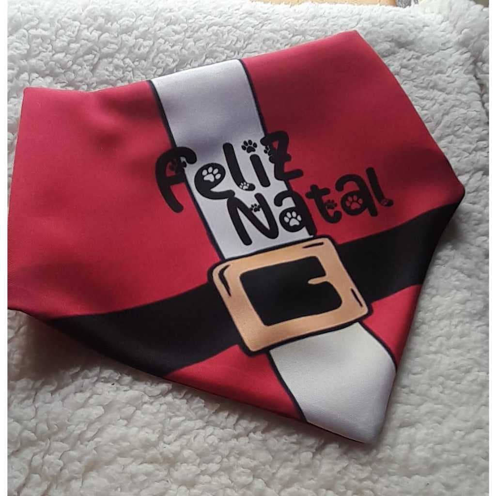 bandanas de natal pet petshop