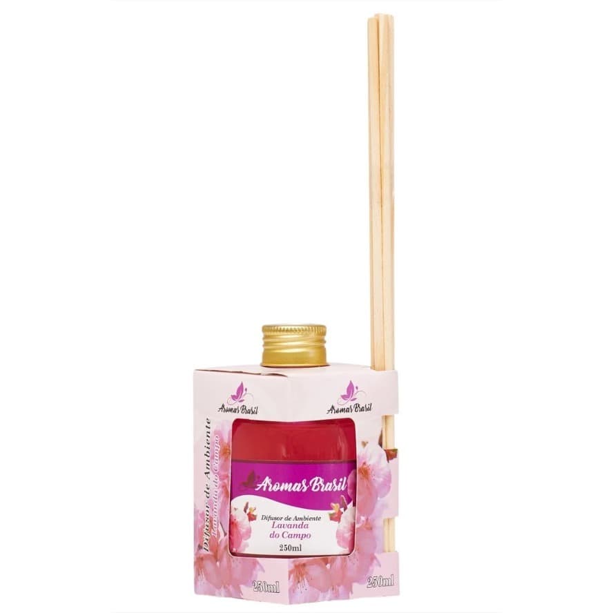 Difusor de Ambiente Aromas Brasil Casa Perfumada Vários Aromas 250 ml Lavanda do Campo