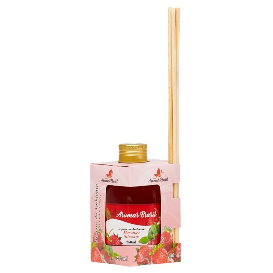Difusor de Ambiente Aromas Brasil Casa Perfumada Vários Aromas 250 ml Morango Silvestre