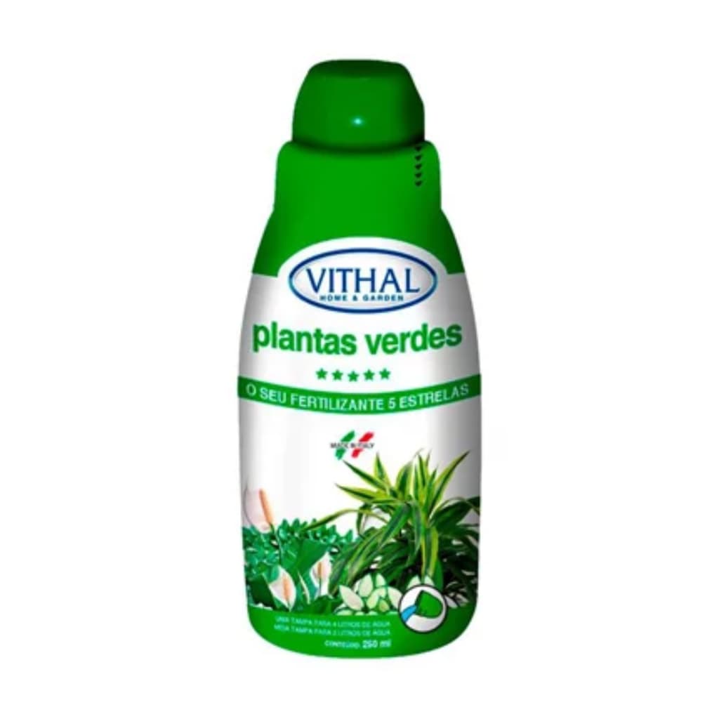 Fertilizante Líquido Vithal Plantas Verdes 250ml