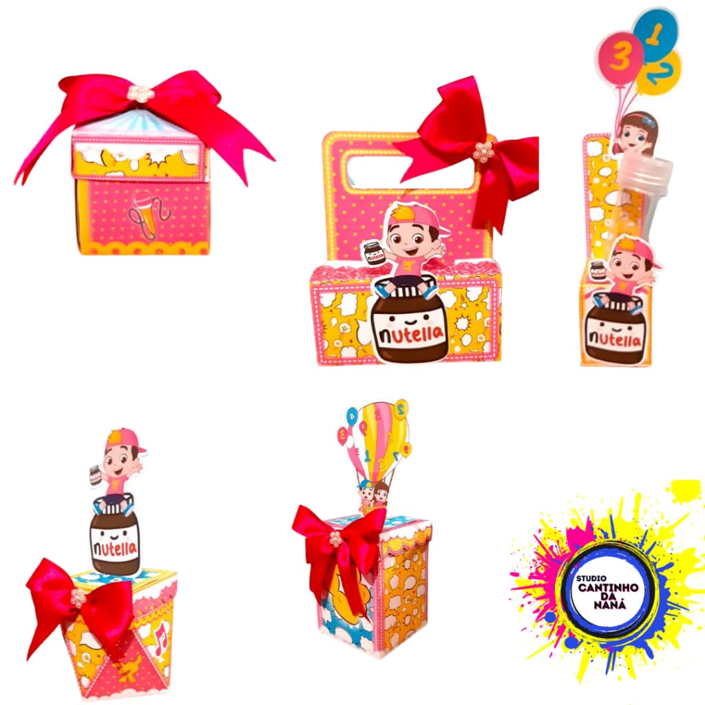 Kit Luccas Neto Vermelho Menina Aniversário personalizado