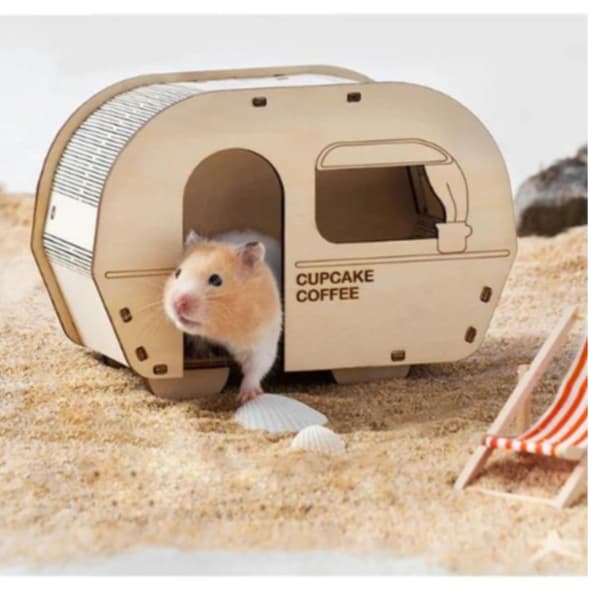 Casinha Campista  para hamster, ou roedores