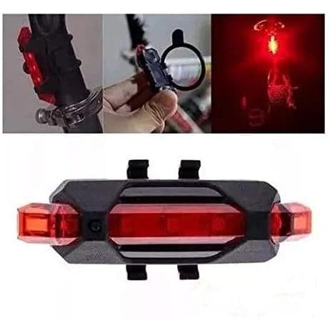 Pisca Alerta Bike Sinalizador Sinaleira Luz Traseira Led Vermelho Usb
