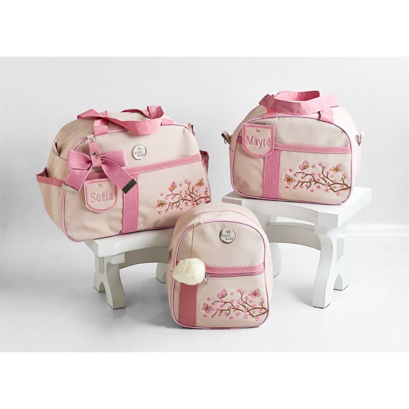 Bolsa Maternidade Menina Kit Bolsa Maternidade Menina Jardim Encantado