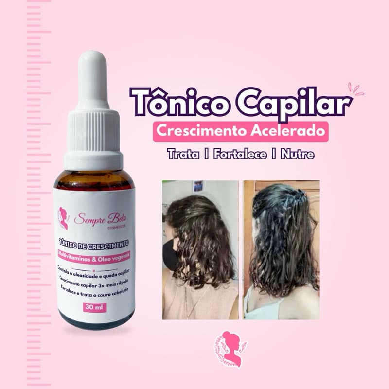 Tônico Capilar Crescimento Acelerado | Natural e vegano |