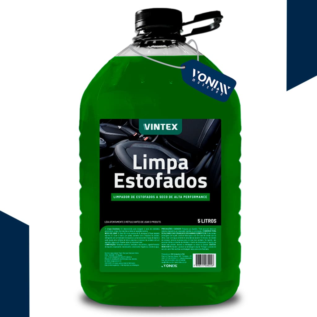Limpa Estofados Vintex/Vonixx 5L Produto para Limpar Banco de Carro