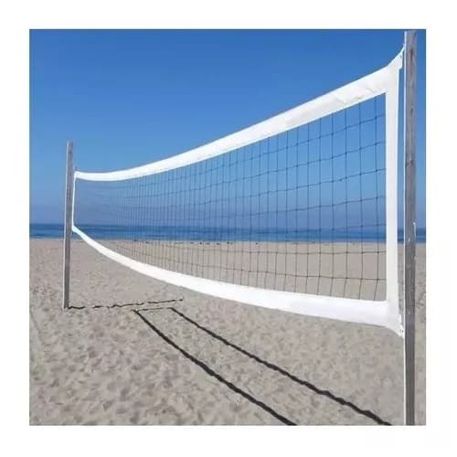 Rede De Vôlei 6 Metros + Bola Vôlei + Cabo De Aço 10 Metros