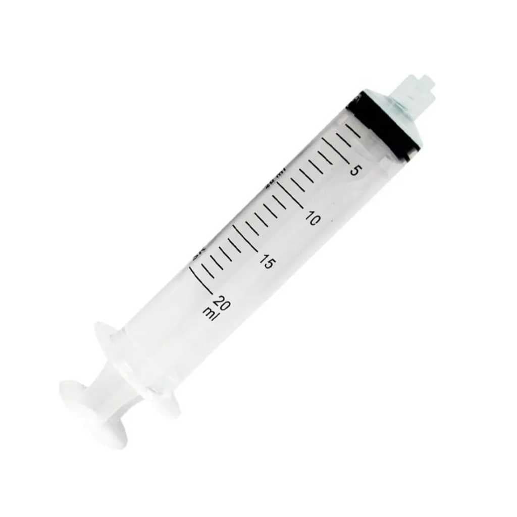 Seringa hipodérmica 20ml luer lock c/100 s/a