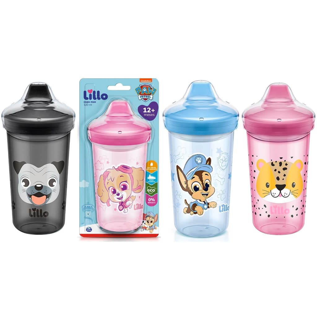 Copo Infantil de Transição Treinamento Antivazamento Lillo 320ml