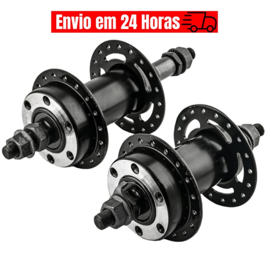 Cubos Dianteiro Traseiro 36 Furos P/ Freios Disco Rosca Sem Blocagem Esferado