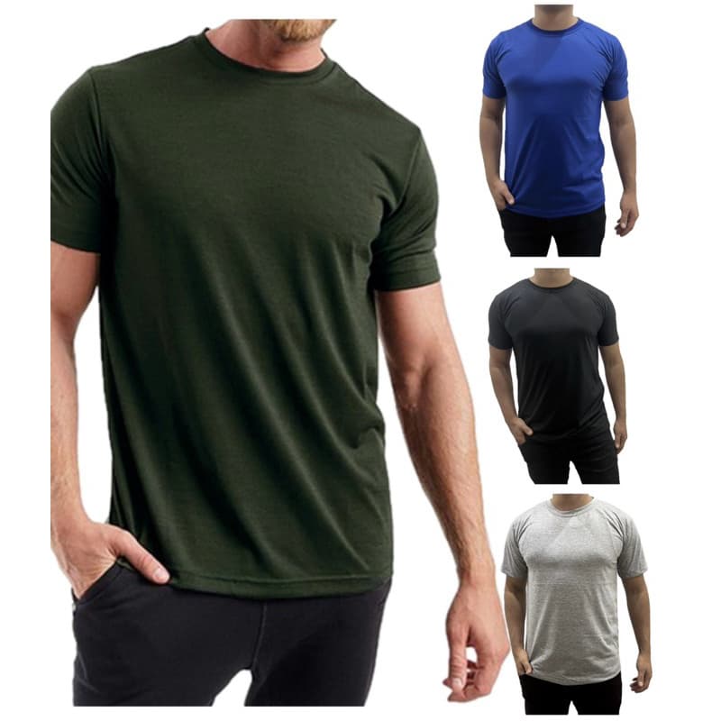 Camiseta básica masculina manga curta casual treino sublimação uniforme