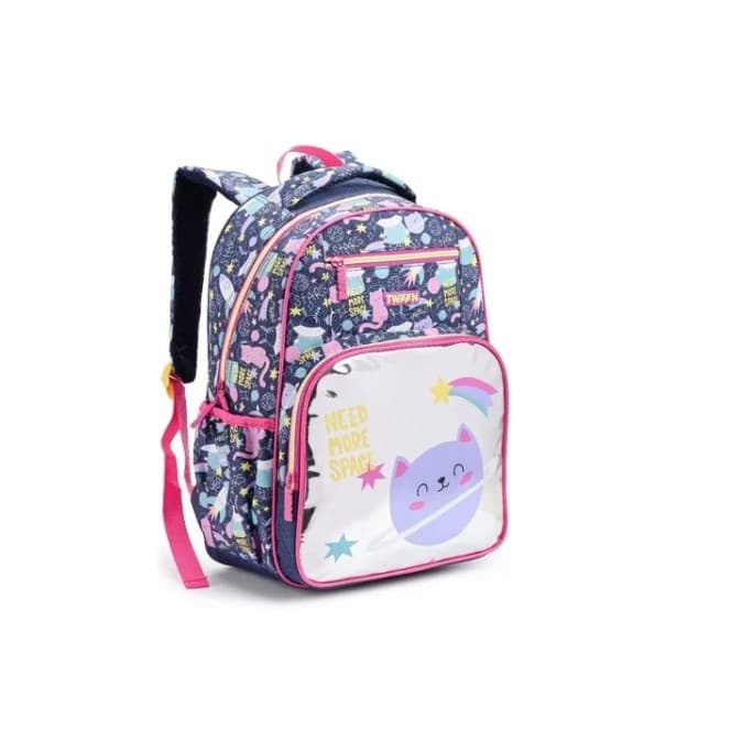 mochila infantil seanite tubarão gatinho meninos  e meninas top escolar passeio reforçada REF40418